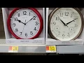 Wall Clocks at Walmart Dec 2018