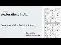 Computer Vision Sudoku Solver - CCSF Data Science Speaker Series