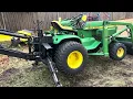 John Deere 400 loader backhoe