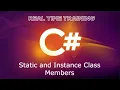 C Tutorial - Static and Instance Class Members