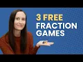 3 Simple Fraction Games My favorite games for easy math centers