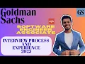 Goldman Sachs Software Engineer Interview Process and Experience 2025