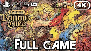 CASTLEVANIA BELMONT'S CURSE Gameplay Walkthrough FULL GAME (4K 60FPS) No Commentary