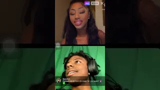 IShowSpeed flashes his glizzy on ig live for a girl