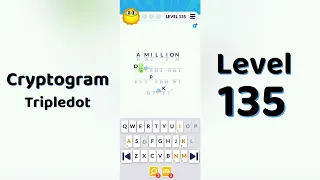 Cryptogram Tripledo Level 135 Solutions Logic Puzzle Game Mini Boss