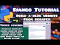 Django Blog Website Tutorial User Authentication with Login Logout Crispy Forms