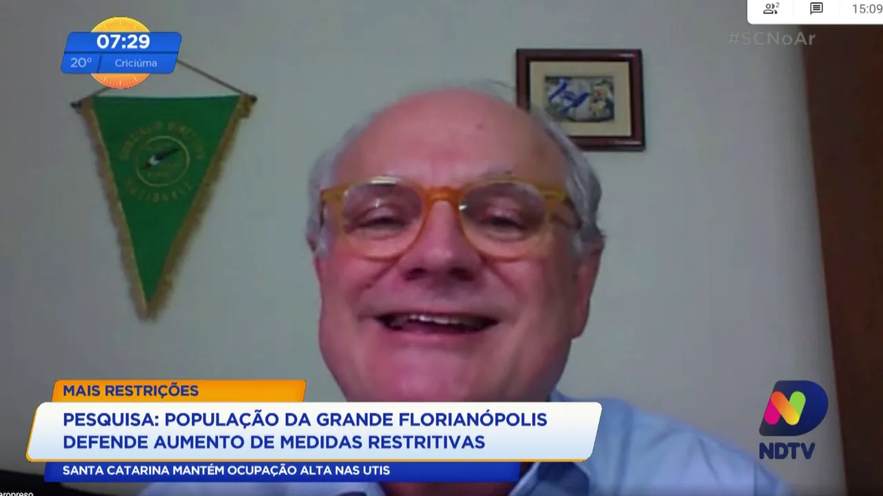 Pesquisa: população da Grande Florianópolis defende aumento de medidas restritivas