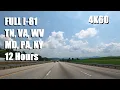 Full Length Interstate 81 NB in 12hrs Ultra High Definition 4K60