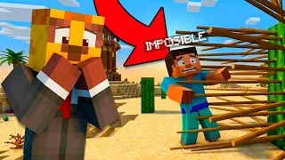 Juego MINECRAFT PERO es IMPOSIBLE SOBREVIVIR