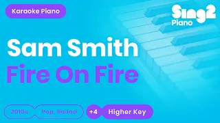 Download Fire On Fire Karaoke | Sam Smith (Piano Karaoke) MP3