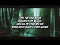 Black Veil Brides - Vindicate [LYRICS] 