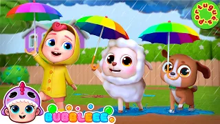 Chuva, chuva, vá embora ☔ +Mais | Um Dia no Parquinho! | Bubbleee Canções Infantis 🐥