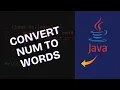 How to Convert Number into Words in Java 2025