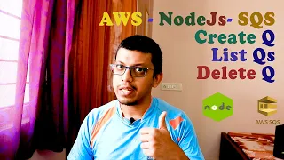 Create List Delete SQS Queue using Node Js