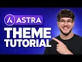 Astra Theme Tutorial Install Customize in WordPress