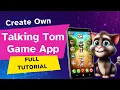How to Build a Talking Tom Game App in MIT App Inventor - Full Tutorial
