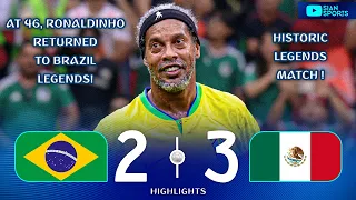 AOS 46 ANOS, RONALDINHO VOLTA A VESTIR A CAMISA DO BRASIL EM PARTIDA HISTÓRICA DAS LENDAS 2026