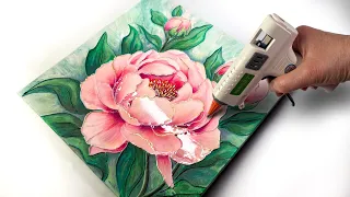 Glue Gun Art That's Simple, Elegant and STUNNING!