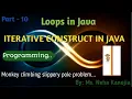 Programming of Monkey jump on slippery pole Iterative Construct in Java ICSE Class 9th Computer