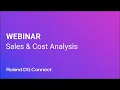 Roland DG Connect Webinar Sales Cost Analysis Webinar