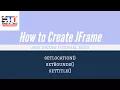 JFrame Location Bounds Title Hindi Tutorials Java Swing Tutorial