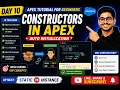 DAY 10 Constructors in Apex