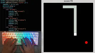 ASMR Programming - Coding Snake Game