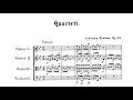 Johannes Brahms - String Quartet No. 3 in B-Flat Major, Op. 67