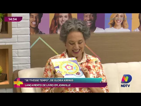 "Se Tivesse Tempo" de Gloria Kirinus, lançamento de livro em Joinville