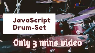 JavaScript music instrument Drum-set Tutorial - 22