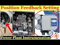 Control Valve Position Feedback Transmitter Setting Zero and Span Set