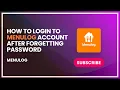 How to Login to Menulog Account After Forgetting Password