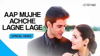 Download Aap Mujhe Achche Lagne Lage (Lyrical Video) | Alka Yagnik | Abhijeet | Revibe | Hindi Songs MP3