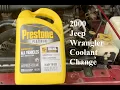 2000 Jeep Wrangler TJ Coolant Change
