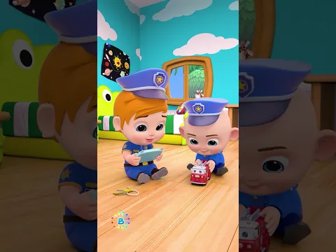 Canción Del Oficial de Policía - Canciones Infantiles - Canciones Para Bebés #shorts