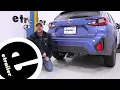 etrailer Installing the Curt Trailer Hitch Receiver on a 2025 Subaru Crosstrek