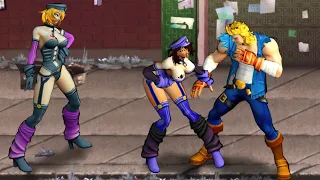 double dragon neon female enemies ryona