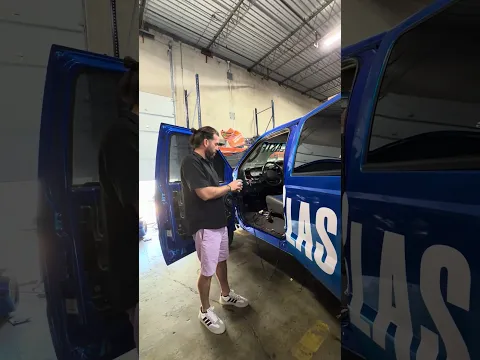 The excursion is sitting nice and big now! Our air ride system is all operational now! #airride