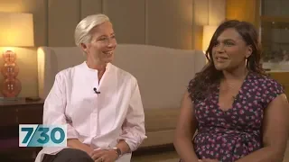 emma thompson and mindy kaling discuss their new movie late night 7 30