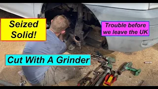 Sized solid! Mechanical nightmare just before we leave….