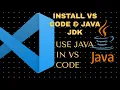 Setting Up Java in visual studio code writing our first code