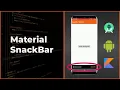 Material SnackBar with Action Tutorial Android Studio 2020