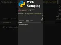 Python WEB SCRAPING in 15 seconds