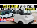 An electric car for 150 thousand pesos This is what OLINIA is like inside