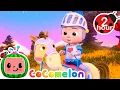 Download Lagu 🐴🎠The Unicorn Carousel Ride!🐴🎠 | Cocomelon  | Family Time! 👨‍👩‍👦 | MOONBUG KIDS | Family...