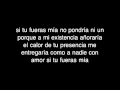 Download Lagu Si Tu Fueras Mía-Letra
