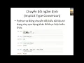 Python Crash Course - Session 4