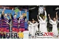 FIFA 16 vs PES 2016 UEFA CHAMPIONS LEAGUE FINAL Comparison