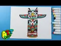 How to Draw a Totem Pole