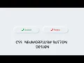 How To Make Neumorphism Button Using HTML And CSS Neomorphism Style Web Design